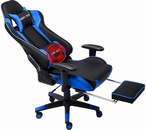 gaming chair with footrest